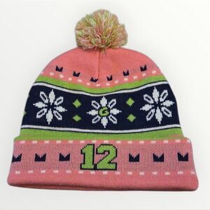 EC SEATTLE SEAHAWKS RETRO KNIT BEANIE WITH POMPOM OSFM